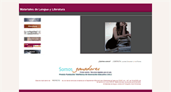 Desktop Screenshot of materialesdelengua.org